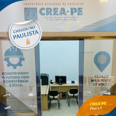 A Unidade Regional do CREA-PE agora tem sede no Paulista North Way Shopping