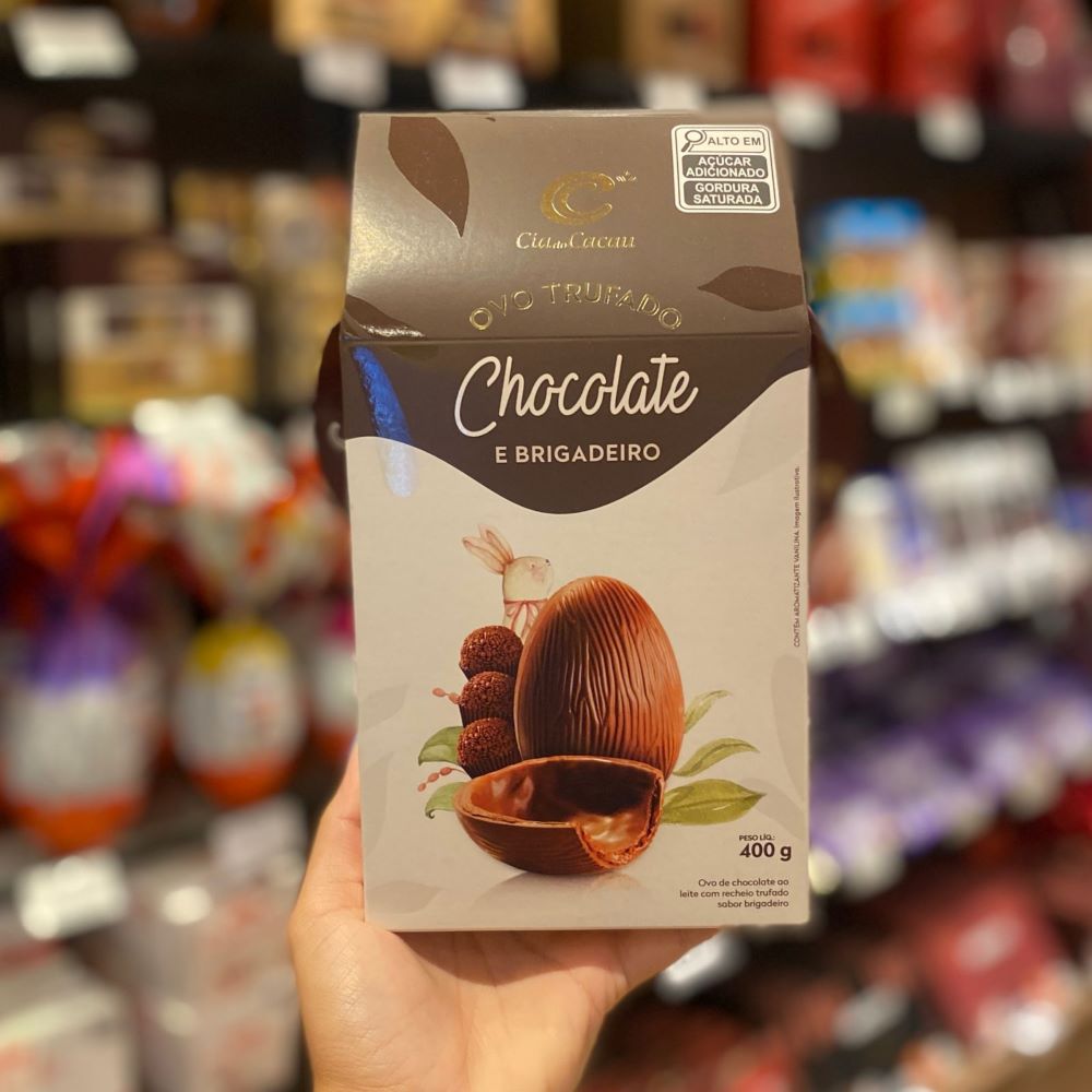 OVO CHOCOLATE BRIGADEIRO TRUFADO 400G