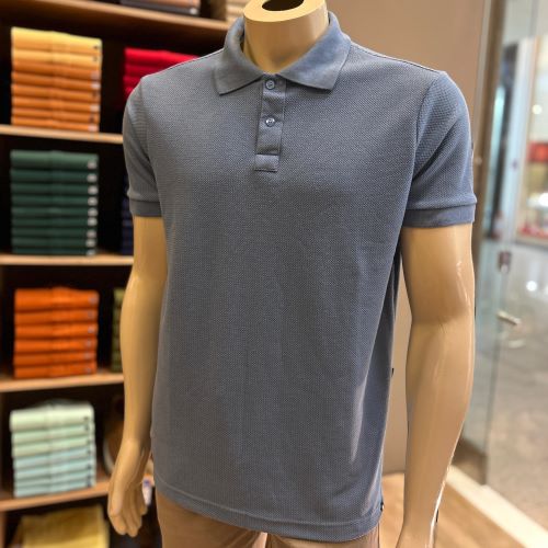 CAMISA POLO TEXTURIZADA