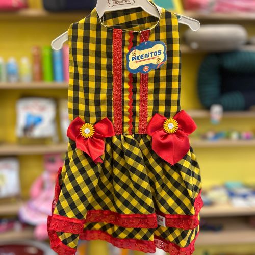 VESTIDO JUNINO GIRASSOL