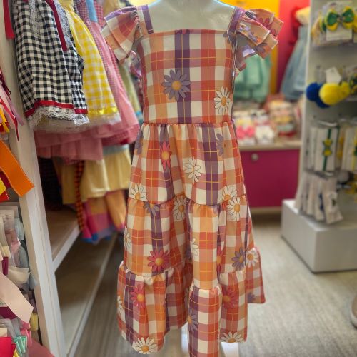 VESTIDO JUNINO FLORES