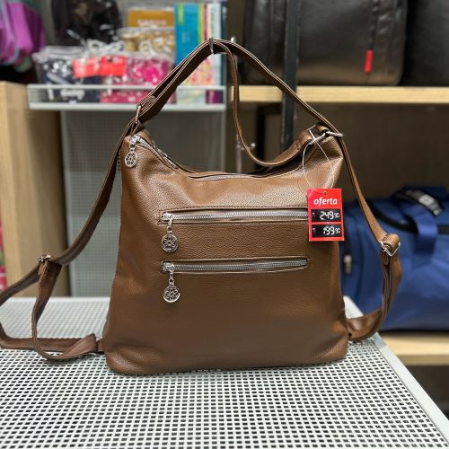 BOLSA MARROM COM ALÇA