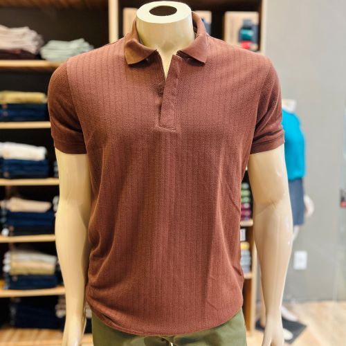 CAMISA POLO TEXTURIZADA